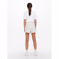 ONLY Højtaljede Sweat Shorts Oatmeal